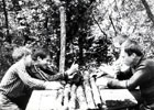 Юра, Серёжа, Петя и Коля в "джунглях" <h3>(фото из архива Владимира Фролова)</h3>